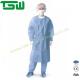 Thumb Loop High Fluid 18gsm 40gsm Disposable Nonwoven Isolation Gown