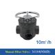 Metal Handle Water Flow Control Valve Side Mounted Corrosion Resistance