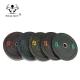 Colourful Fitness Weight Plates Crumb Bumper Plate 5kg-25kg Weight
