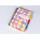 Colorful Plastic Hard Cover Notebook / Notepad Custom Logo For Business Gift