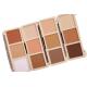 OEM Warm Color Makeup Matte Contour Powder , 3 Color Eyeshadow Palette