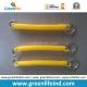 Plastic Stretchable Coil Key Holder in Solid Yellow Color