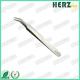 15 Degrees Angle Electronic Static Discharge Tools Curved Flat Tip Tweezers