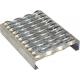 2mm Galvanized Perforated Metal Stair Treads , Grip Strut Safety Grating