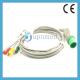 Nihon Kohden 11pin 3 lead ECG cable,clip type,BC-763V