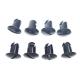 OE NO. Custom-made Black Aluminum Dzus Slot Head Quarter Turn Fasteners 7/16x .500 for Universal Year Universal Car Fitment