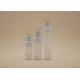 Frosted Slim Airless Cosmetic Bottles White Spray Pump Easy Refill Stable Performance