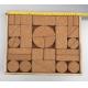 Hot Sale 32PCS/55PCS Nature Cork Toy Block Set, Customized Size