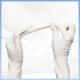 White Nitrile Examination Gloves Oil Resistant Antistatic nitrile safety gloves