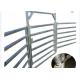 Oval Rail Hot Dip Galvanized Sheep Yard Panels 40*80mm 1.3m Tall Goat Panel 6 Bar Cattle Yard