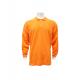 180GSM Orange Long Sleeve T-SHIRT & POLO 100% Polyester