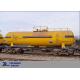 Concentrated Sulfuric Acid Railway Tanker Wagons 120km/H GS70 Tank Wagon Truck