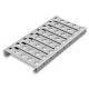 Simple Installation Deck Span Safety Grating High Load Ability Long Life Span
