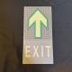 Emergency Exit Photoluminescent Signage With Glow Time Of 8 - 12 Hours
