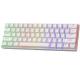 Compact 68-Key Mechanical Keyboard with Customizable RGB Backlight, Hot-Swappable Switches, and USB Connectivity