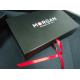 Custom magnet folding paper flat pack box luxury magnetic gift box with silk ribbon