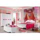 luxury glossy princess painted bed room furniture set China factory,#908