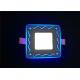 3W + 3W Square Double Color Led Panel Decorative Pattern Concealed Mounted