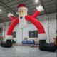 Outdoor Advertising Decoration Christmas Finish Start Inflatable Entrance Arch With Logo