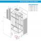9 Folder Channel Steel Cabinet Frame Rack To Make Network Cabinet / Rack Cabinet