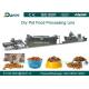 Dry method pet dog food production line making machine