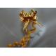 Wedding , birthday small yellow white grey Butterfly Pull Bows 12 * 250mm