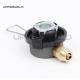 Black One-piece Gas Stove Cassette Regulating Valve Gas Tank Connector Switching Valve Stove Adapter