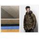 Twill Breathable Outdoor Fabric Mechanical Stretch Stripes Cationic Material Waterproof