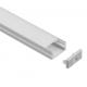 Small 14*7mm Surface Mounted LED Profile Aluminium Extrusion Profile For Cabinet
