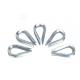 Chicken Heart Wire Rope Ring Fasteners Carbon Steel Zinc Plated For Industry