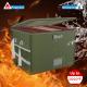 Army Green Fiberglass Fireproof Document Box With Lock And Ware Pad