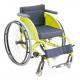 Young Lightweight Sport Wheelchair Manual Reliable Yellow Coating Basketball Wheelchair