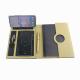 A5 PU Phone Charger Notebook , Multi Function 8000mAh Notepad With Power Bank