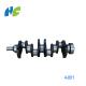 High precision remanufactured crankshaft 4JB1 8944436620 different types of crankshafts