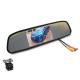 HD Auto Monitor Rear View Mirror 12V LCD LED Mirror Monitor Rear View Bluetooth