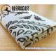 Grain pattern printed short plush soft blanket fabric for hometextile and bedding