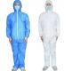 Nonwoven Safety Isolation Gown Disposable Coverall Suit Tough And Durable