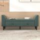OEM ODM Home Living Room Storage Ottoman Bench With 2 Drawers
