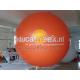 Orange Inflatable advertising helium balloon with UV protected printing, ad