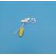 Yellow Disposable IV Cannula 24G Butterfly Positive Pressure Type Pediatric