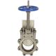 Stainless Steel Knife Gate Valve Screwed SS321 10 Bar Water Lugged End