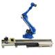 Yaskawa GP225 Robotic Arm 6 Axis With CNGBS Customized Robot Guide Rail For Handling Robot