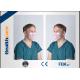 Hospital Face Mask Surgical Disposable 3 Ply With ISO 13485 / ISO 9001 Approved