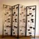stainless steel /metal /brass folding screen room divider with different colors and design