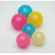 Safety Unbreakable Squeaky Spike Ball Toys / High Strength TPR Jumping Ball