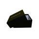 Matte Lamination Black Boutique Cloth Packaging Paper Box Customized Size Recyclable