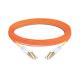 30m (98ft) Duplex OM2 Multimode LC UPC to LC UPC PVC (OFNR) Fiber Optic Cable