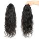 8-28 Inch Wavy Remy Hair Body Wave Clip Claw Ponytail Hair Extensions for Black Women
