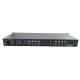 Rack - mounted 1080P 16 Channel HDTVI AHD HDCVI to Fiber Video Transceiver with data Rs485 for for PTZ Camera