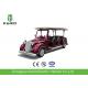 48V DC Motor Electric Classic Cars 8 Person Old Golf Carts For VIP Reception